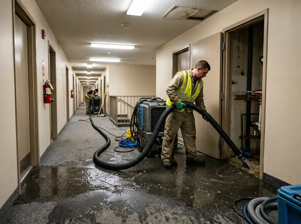 multi-unit-apartment-hallway-f-005 — frequently asked questions, Emergency Burst Pipe Water Extraction & Removal in Oak View…